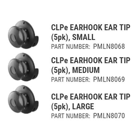 MOTOROLA Motorola CLPe Earbud Kit (Contains PMLN8068, PMLN8069, PMLN8070) For use with CLPe Portable Radios EARBUD-KIT